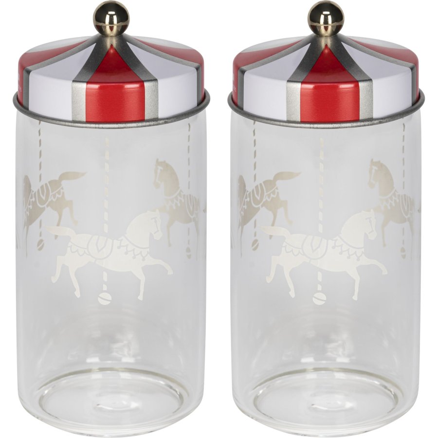 Alessi Circus Set of 2 Spice Jars MW68S2 #1