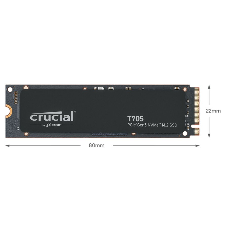 Crucial T705                 1TB PCIe Gen5 NVMe M.2 SSD #4