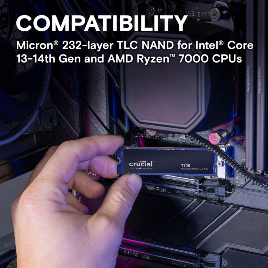 Crucial T705                 1TB PCIe Gen5 NVMe M.2 SSD #17