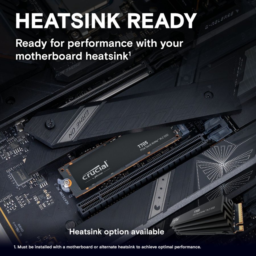 Crucial T705                 1TB PCIe Gen5 NVMe M.2 SSD #18