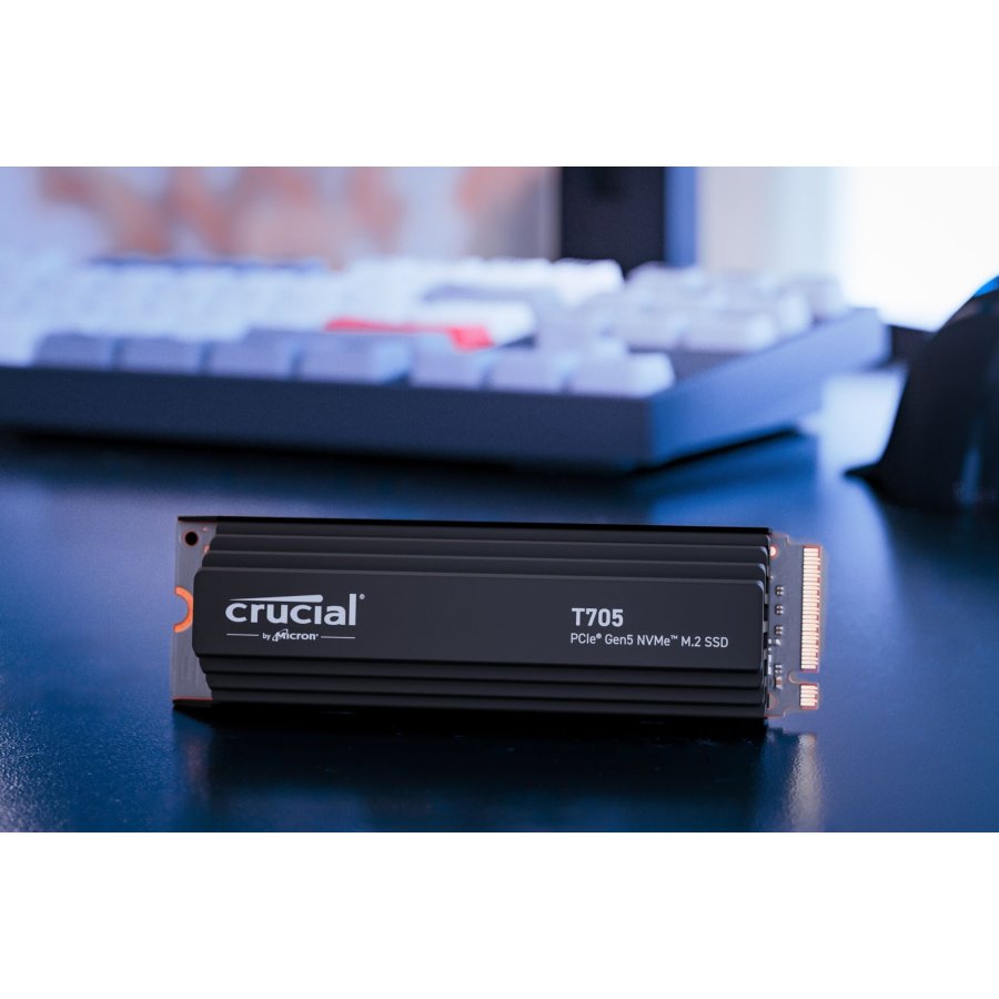 Crucial T705 with heatsink   1TB PCIe Gen5 NVMe M.2 SSD #6