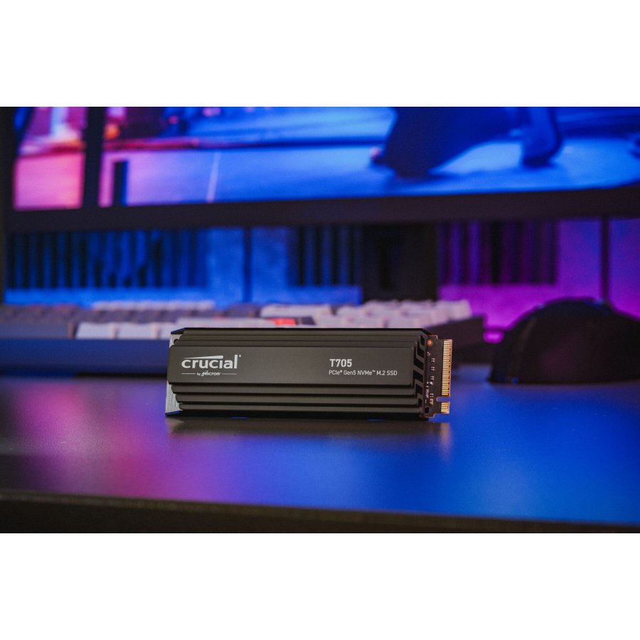 Crucial T705 with heatsink   1TB PCIe Gen5 NVMe M.2 SSD #7