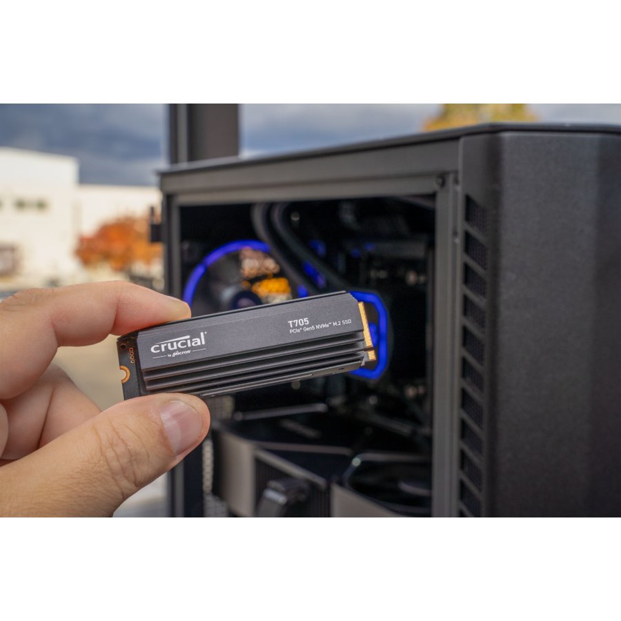 Crucial T705 with heatsink   1TB PCIe Gen5 NVMe M.2 SSD #10