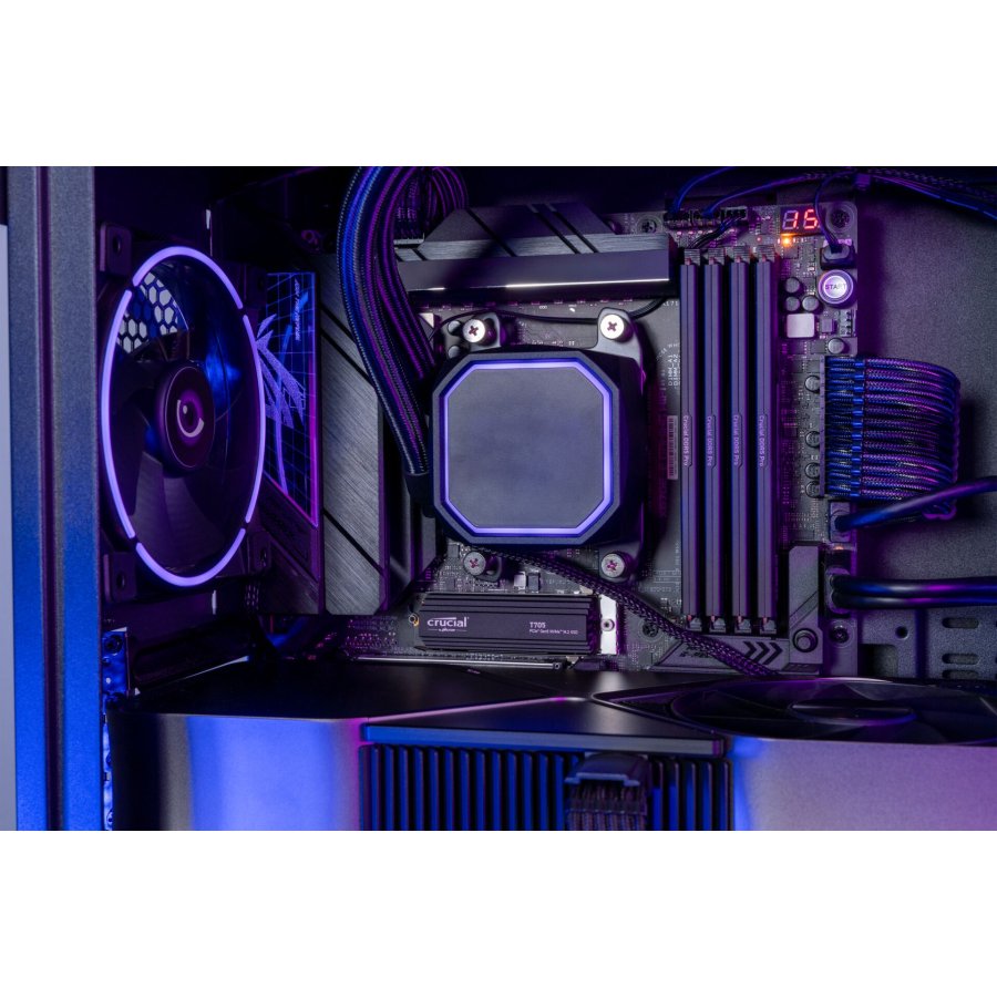 Crucial T705 with heatsink   1TB PCIe Gen5 NVMe M.2 SSD #13