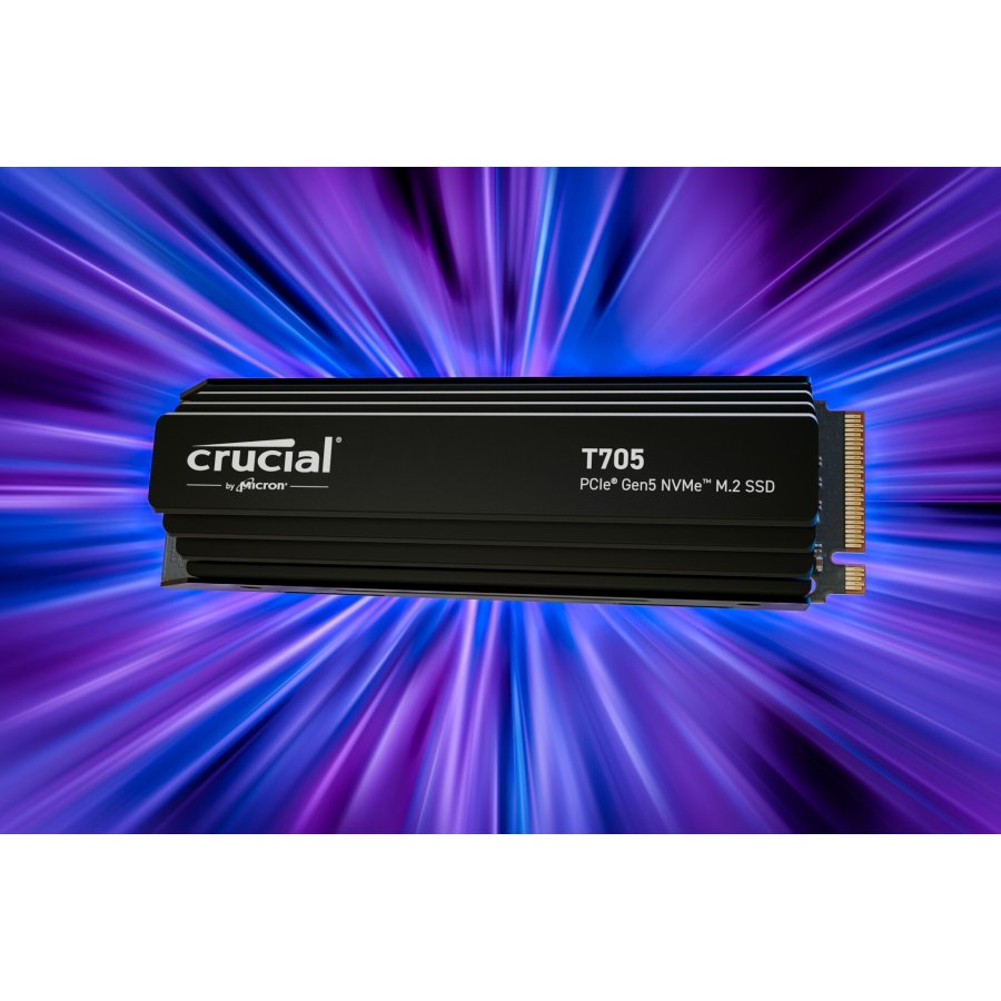 Crucial T705 with heatsink   1TB PCIe Gen5 NVMe M.2 SSD #15