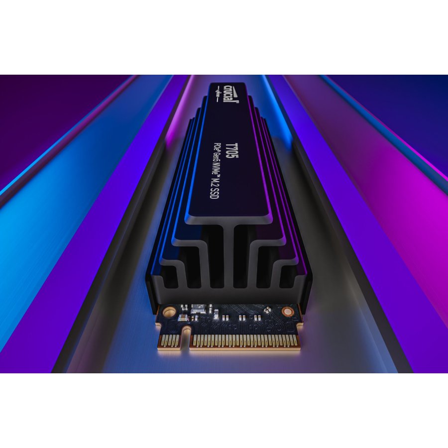 Crucial T705 with heatsink   1TB PCIe Gen5 NVMe M.2 SSD #16