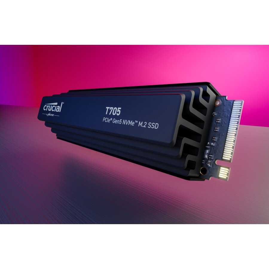 Crucial T705 with heatsink   1TB PCIe Gen5 NVMe M.2 SSD #17