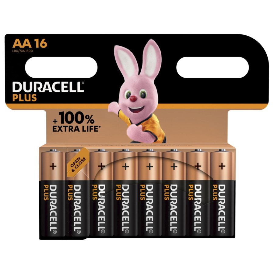 1x16 Duracell Plus Mignon MN1500 AA LR6 1,5V #1