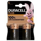 1x2 Duracell Plus Baby C MN1400 LR14 1,5V #1
