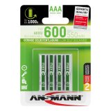 1x4 Ansmann NiMH Accu Micro AAA Typ.600 min.550 mAh   1311-0005 #3