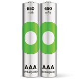 1x2 GP ReCyko NiMH Batteries AAA 650mAh DECT-Telephone #1
