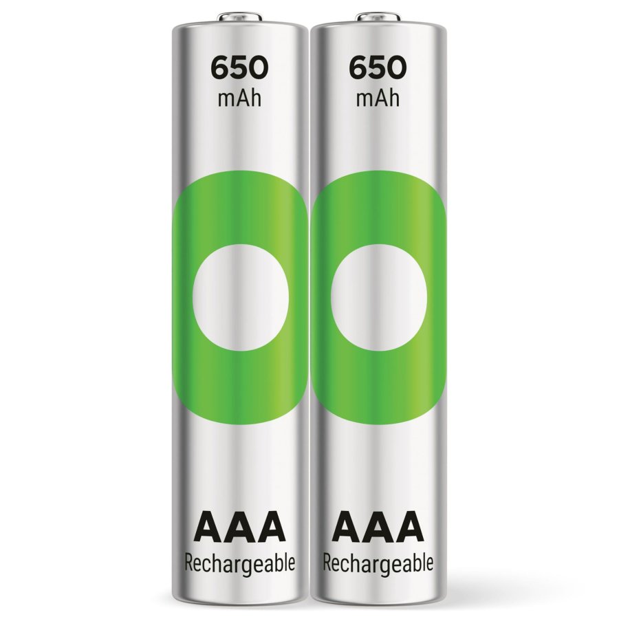 1x2 GP ReCyko NiMH Batteries AAA 650mAh DECT-Telephone #1