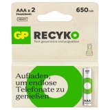 1x2 GP ReCyko NiMH Batteries AAA 650mAh DECT-Telephone #3