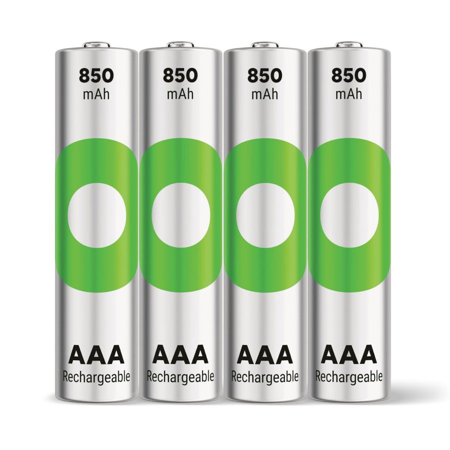 1x4 GP ReCyko NiMH Batteries AAA 850mAH, ready to use #1
