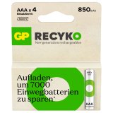 1x4 GP ReCyko NiMH Batteries AAA 850mAH, ready to use #3
