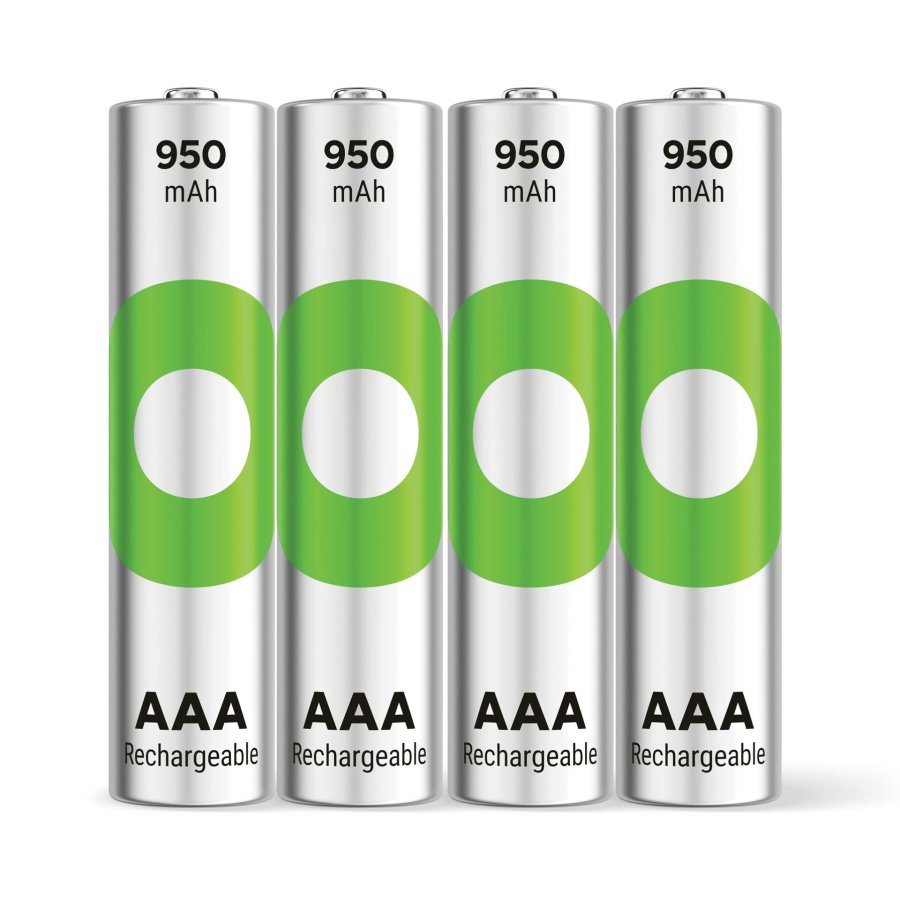 1x4 GP ReCyko NiMH Battery AAA 950mAH, ready to use #1