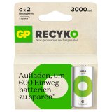1x2 GP ReCyko NiMH Accus C Baby 3000mAH, ready to use #3