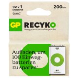 GP ReCyko NiMH Accu 9V Block 200mAH, ready to use #2