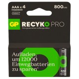 1x4 GP ReCyko Pro NiMH Battery AAA/Micro 800mAh Pro #3