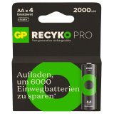 1x4 GP ReCyko Pro NiMH Battery AA/Mignon 2000mAh Pro #3