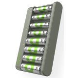 GP ReCyko E821 8-fold Round Bat. Charger+4xAA 2100mAh/4xAA 850mAh #1