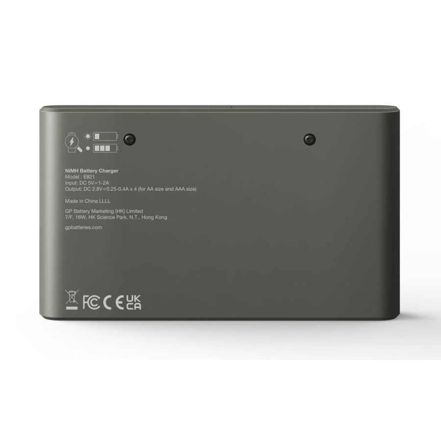 GP ReCyko E821 8-fold Round Bat. Charger+4xAA 2100mAh/4xAA 850mAh #2