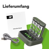 GP ReCyko B441 4-fold LCD-Model Docking St. + 4x AA NiMh 2100mAh #2