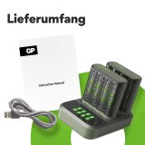 GP ReCyko M452 8-fach LCD-Model Docking St. + 4x AA NiMh 2600mAh #2
