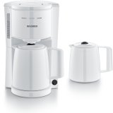 Severin KA 9309 white Filter Coffee Maker with 2 Pots #1