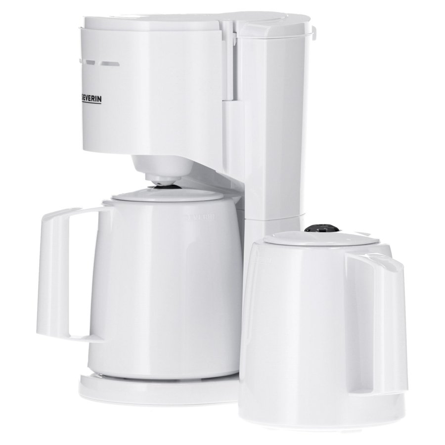 Severin KA 9309 white Filter Coffee Maker with 2 Pots #4