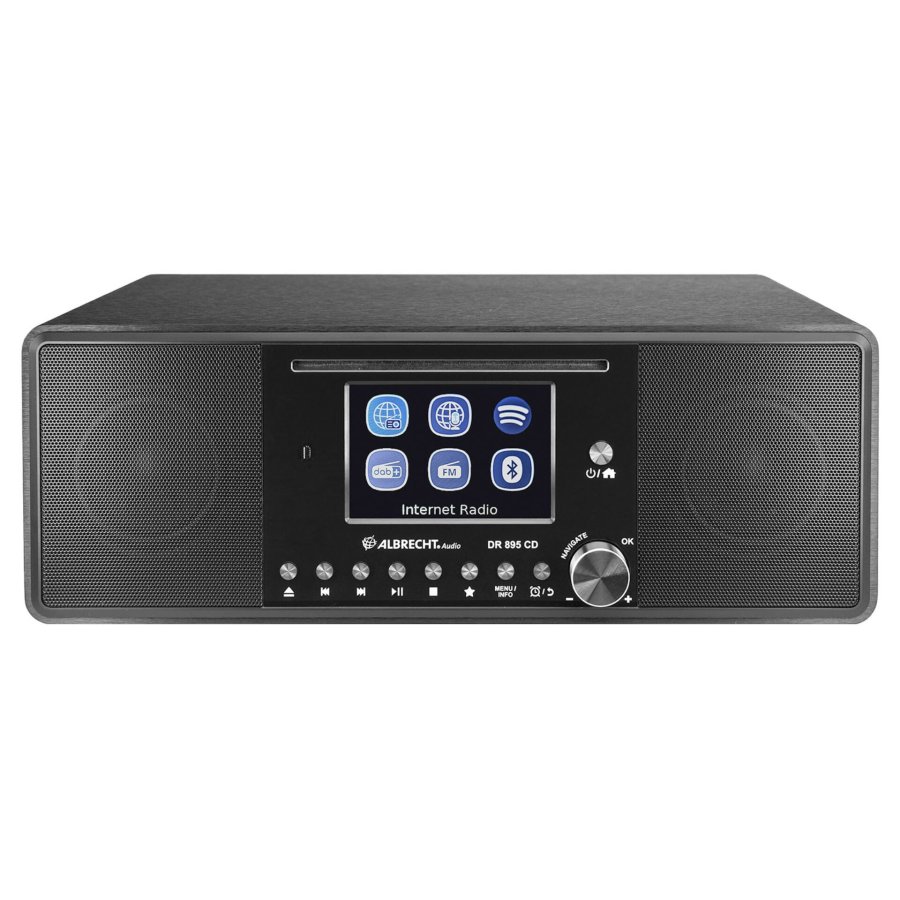 Albrecht DR 895 CD Hybrid Radio black #1