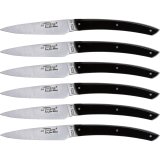 Laguiole Jean Dubost Knife Set 6 pcs., Acrylic Black #1