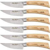 Laguiole Jean Dubost Steak Knife Set 6pcs., Oak Wood #1