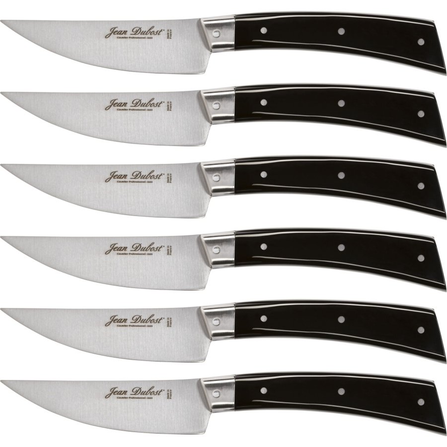 Laguiole Jean Dubost Steak Knife Set 6 pcs., Acrylic #1