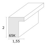 Deknudt S65KK1 white 13x13 Wood double Passepartout #3