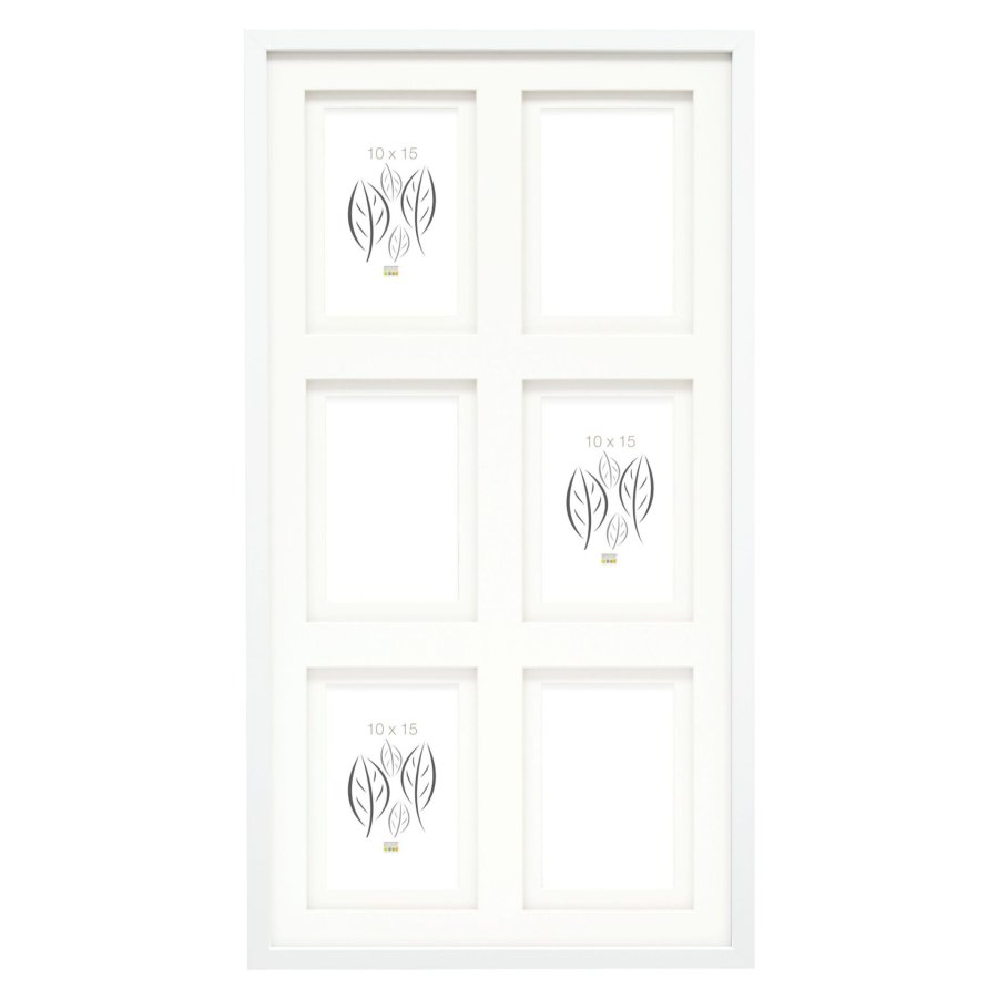 Deknudt S65KK1 white 6x10x15 Wood Gallery double Passepartout #1