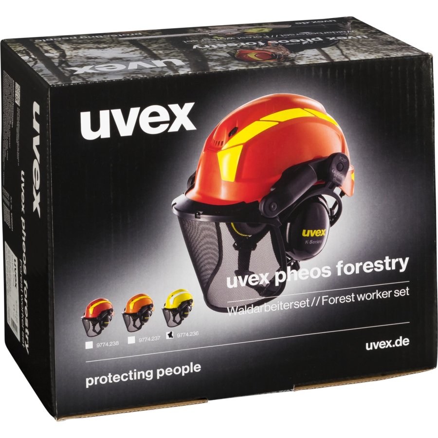 uvex Waldarbeiterset gelb #1