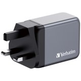 Verbatim GNC-64 GaN Charger 65W 2xUSB-C PD, 1xUSB-A QC 3.0 32201 #4