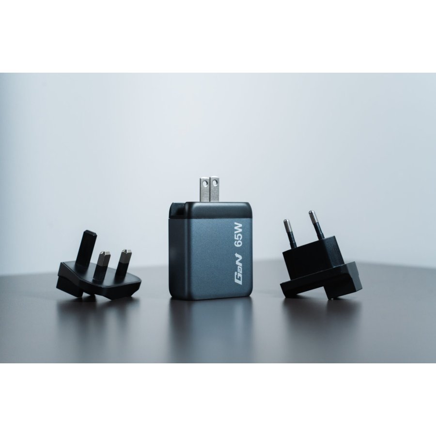 Verbatim GNC-64 GaN Charger 65W 2xUSB-C PD, 1xUSB-A QC 3.0 32201 #5
