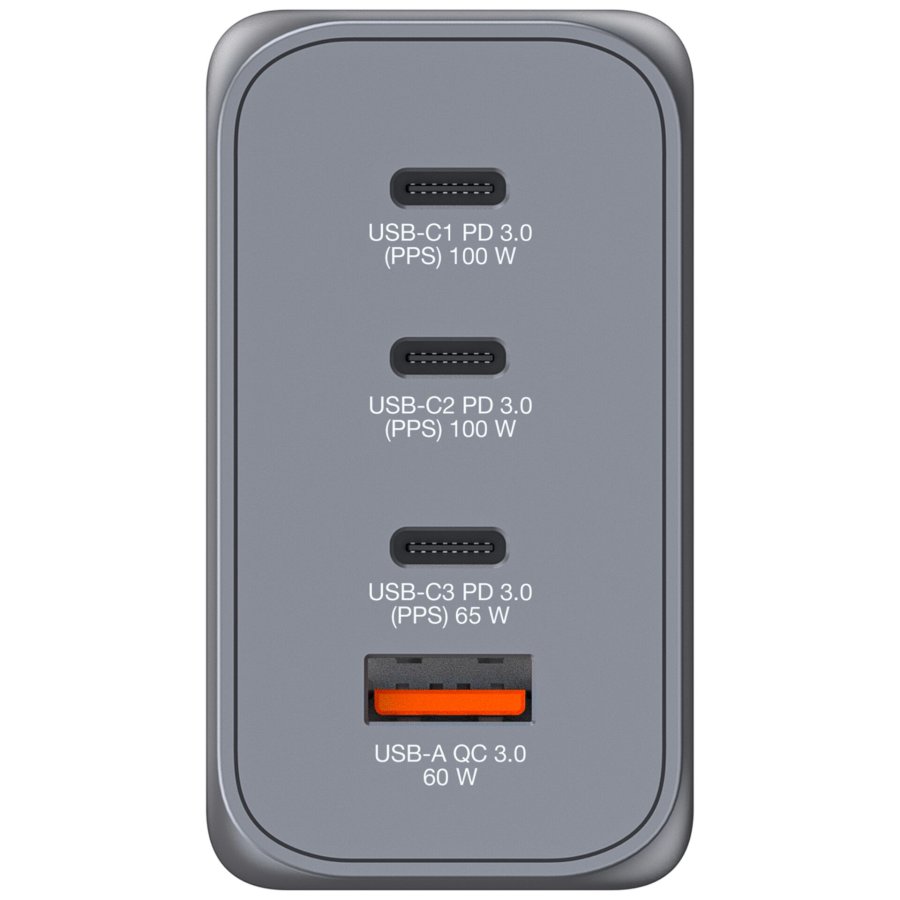 Verbatim GNC-200 GaN Charg. 200W 3xUSB-C PD, 1xUSB-A QC 3.0 32204 #2