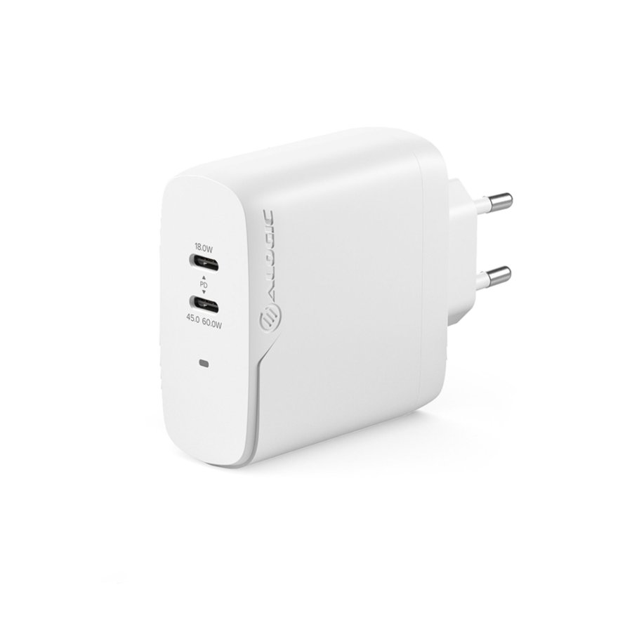 Alogic Rapid Power 63W Dual USB-C Fast GaN Charger +Cable 2m #2
