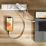 Alogic Rapid Power 100W 4-Port Fast GaN Charger +Cable 2m White #6
