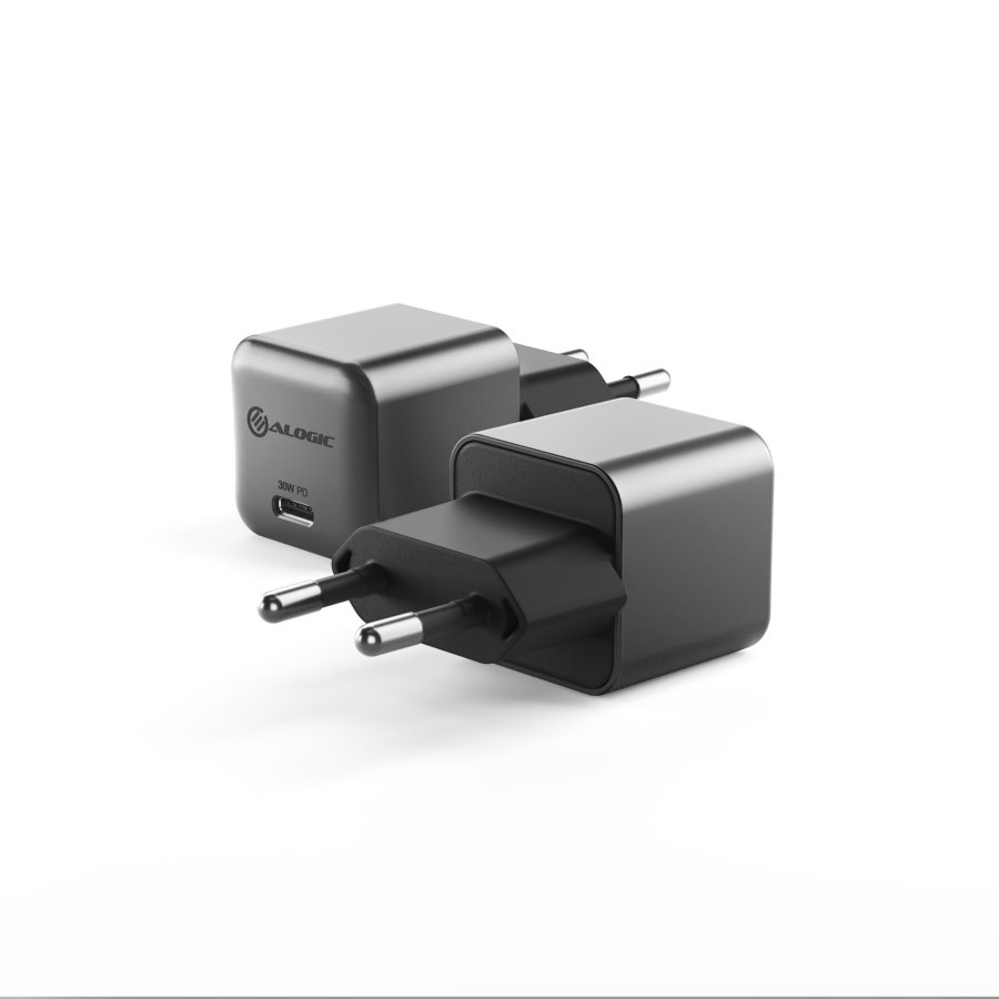 Alogic Rapid Power 30W USB-C PD Fast GaN Charger mini Gray #2
