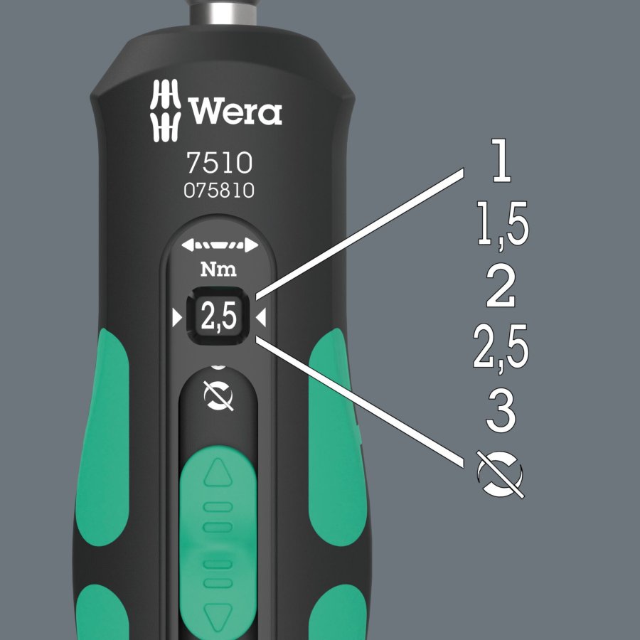 Wera 7510 Kraftform Safe-Torque Speed Torque Screwdriver #3