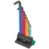 Wera 950/9 Hex-Plus Multicolour 3 angle wrench set #1
