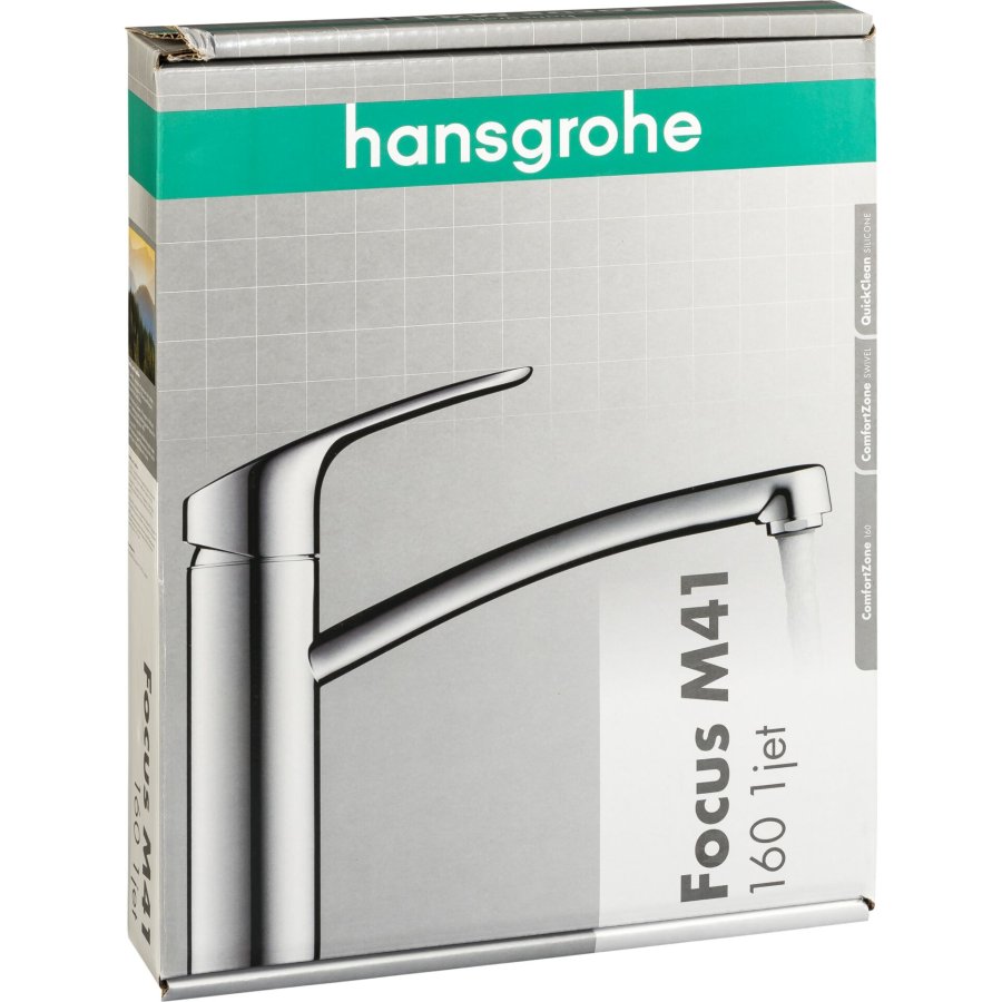 Hansgrohe Focus M41 Single lever Kitchen Mixer 160 1jet chrome #1