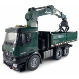 AMEWI Mercedes-Benz Arocs Licens Crane Truck w. Tipper RTR green #1
