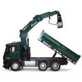 AMEWI Mercedes-Benz Arocs Licens Crane Truck w. Tipper RTR green #4