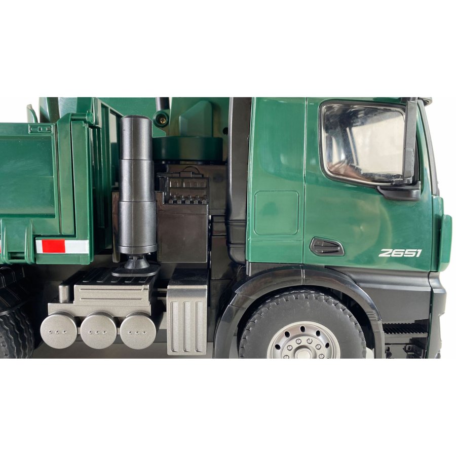 AMEWI Mercedes-Benz Arocs Licens Crane Truck w. Tipper RTR green #6