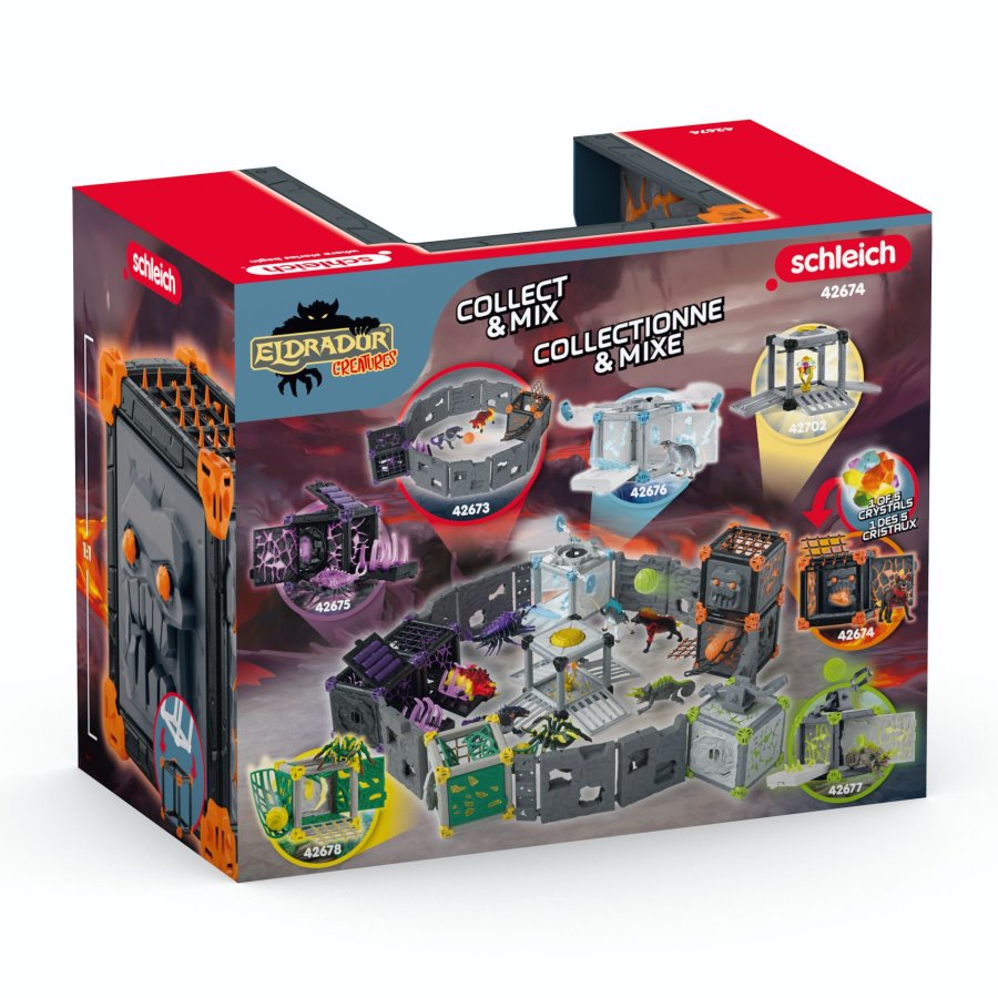 Schleich Eldrador Creatures BattleCave Lava Hyena      42674 #9